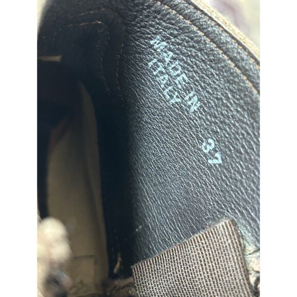 Golden Goose Distressed Western Cowboy Booties Short Boots Brown - Picture 10 of 16